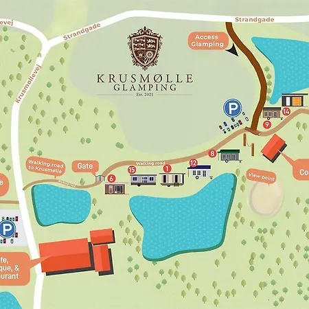Krusmolle Glamping مكان تخييم *