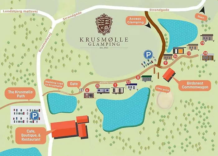 Krusmolle Glamping 营地 *